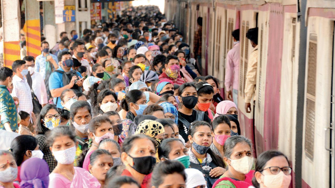 Did COVID-19 cases go up in Mumbai, Thane, Kalyan-Dombivli due to local train resumption?