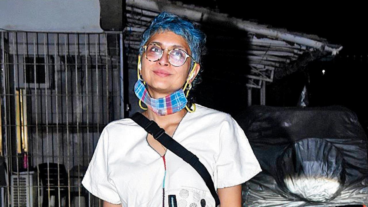 Colour check: Kiran Rao's blue-green mane is hair goals