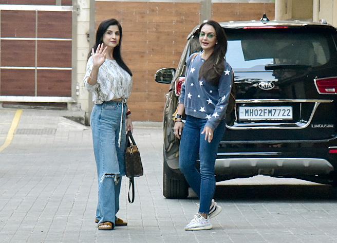 Maheep Kapoor and Seema Khan were also attended Amrita Arora Ladak's birthday party at her residence in Bandra.
