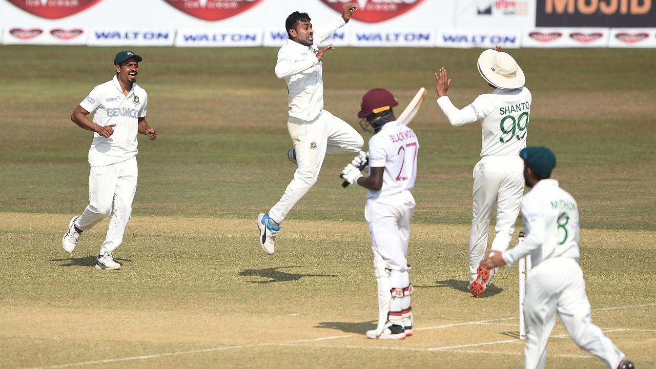 1st Test: Mehidy Hasan claims four to put Bangladesh on top v West Indies