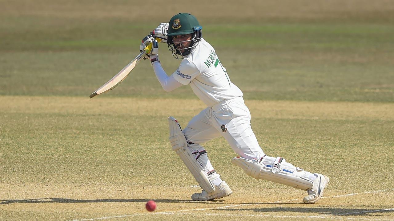Mominul Haque’s ton helps Bangladesh set WI 395-run target