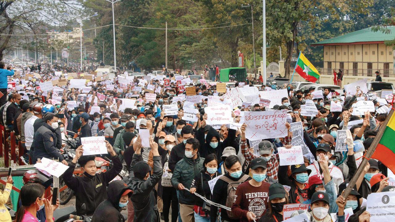 Military coup: Protests swell in parts of Myanmar, new ones emerge