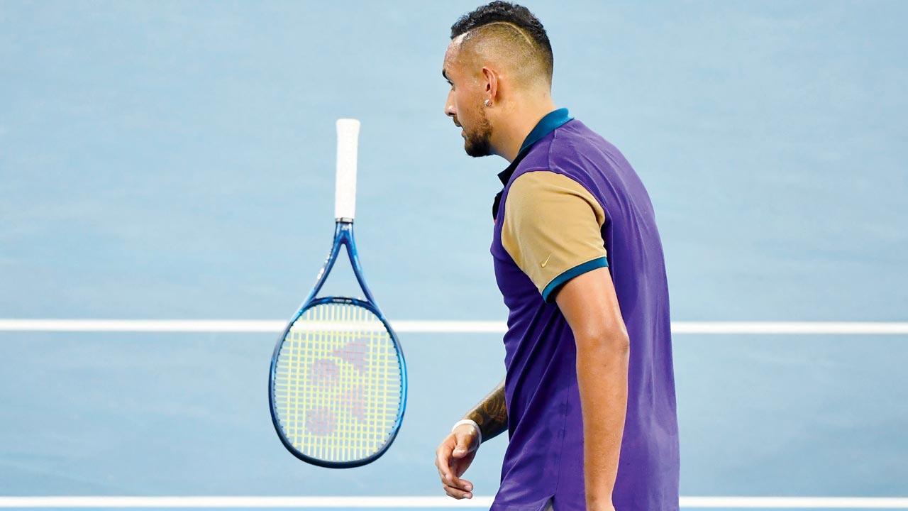 Australian Open: Maverick Nick Kyrgios slams racquet, serves underarm to stay alive