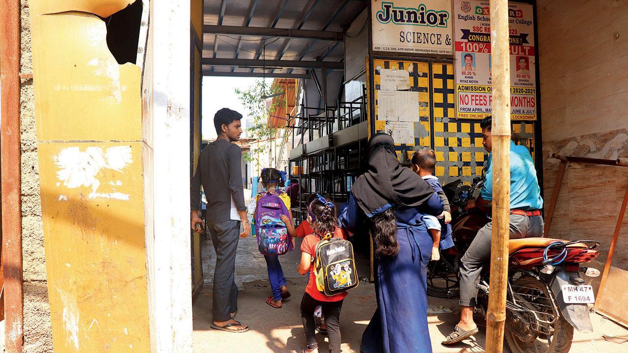 Mumbai: Despite BMC's decision to put reopening on hold, school in Malvani resumes