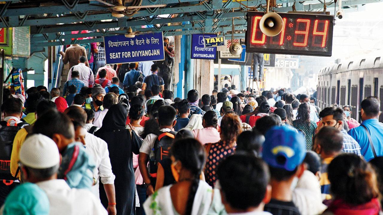 Mumbai: Passenger traffic on local trains less than half
