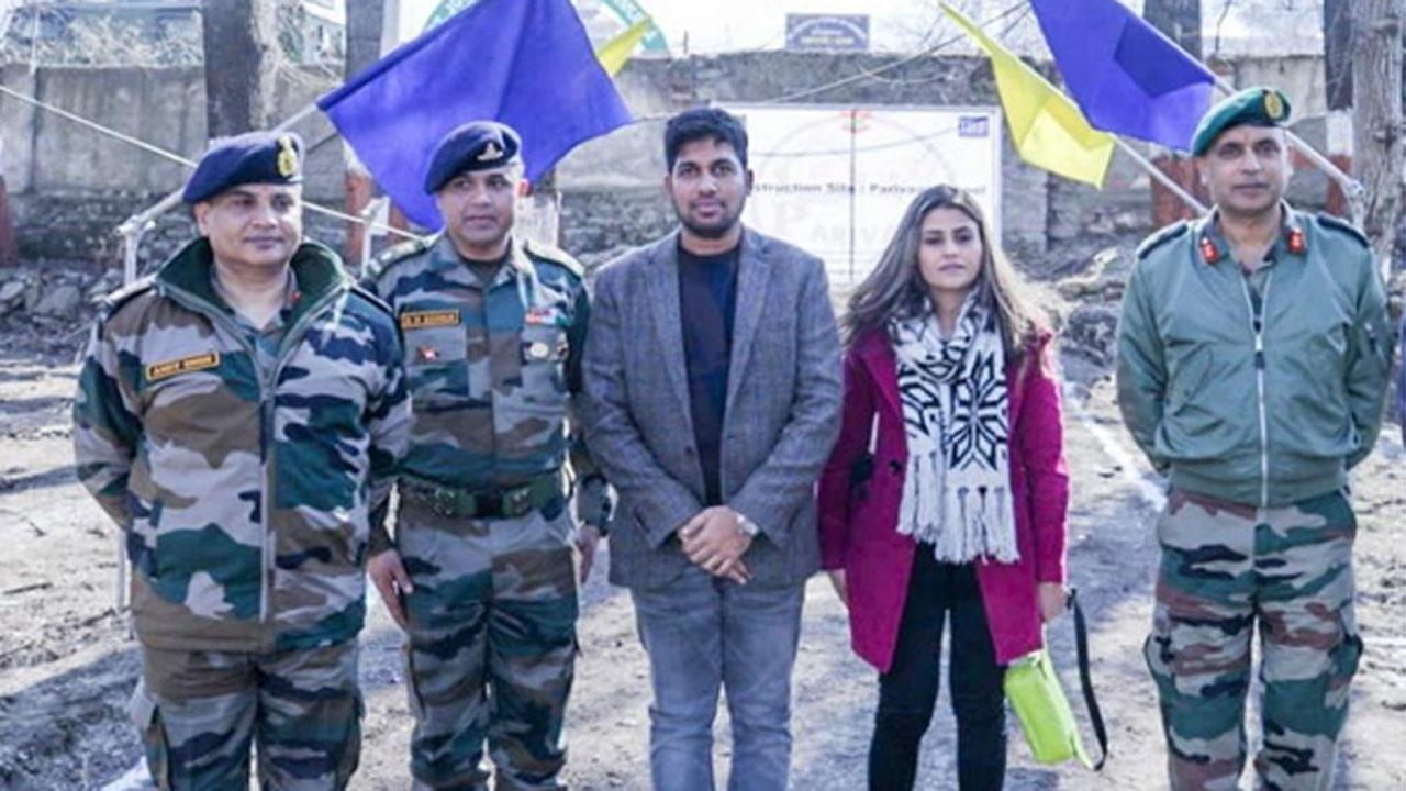 Foundation Laying Ceremony for the New Parivar School, Baramulla
