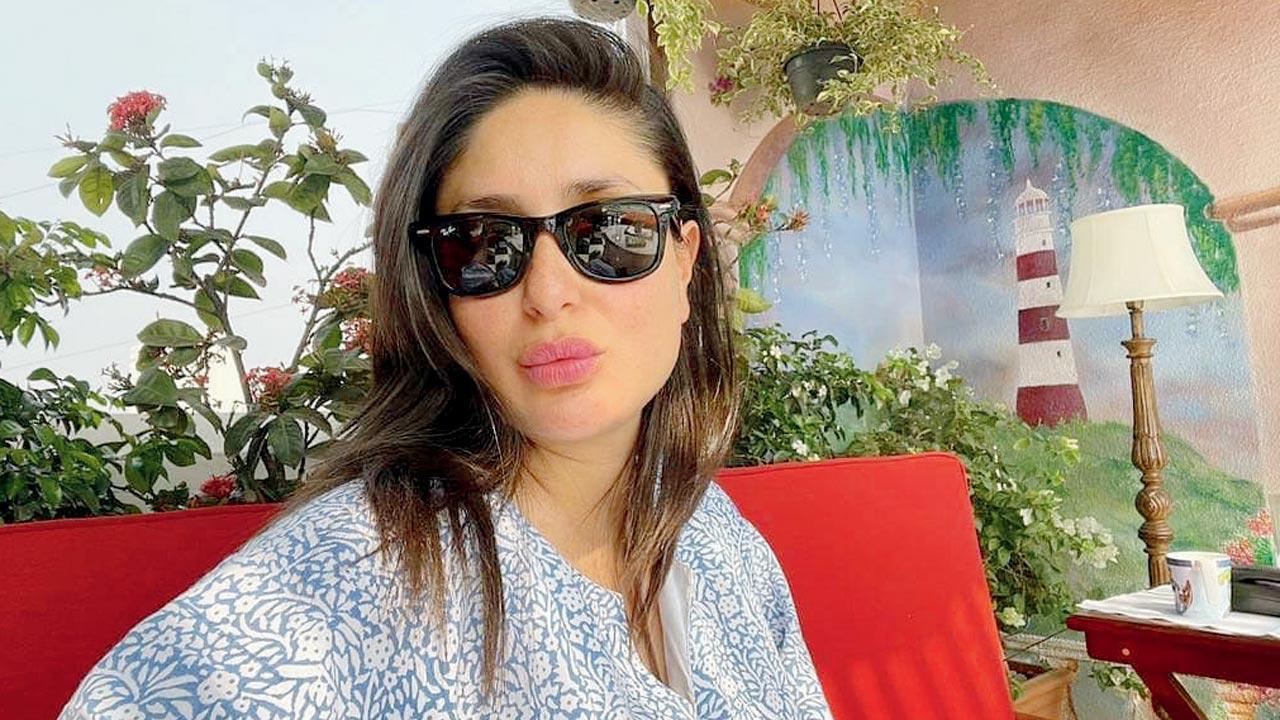 Kareena Kapoor Khan basks in the sun on the balcony of her new house