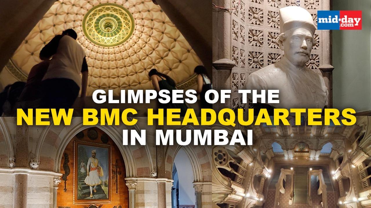 Glimpses of the new BMC headquarters in Mumbai