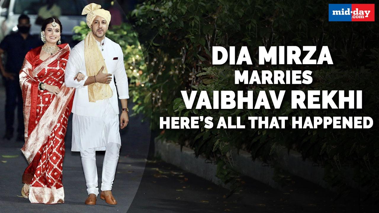 Dia Mirza marries Vaibhav Rekhi: Here's everything that happened!