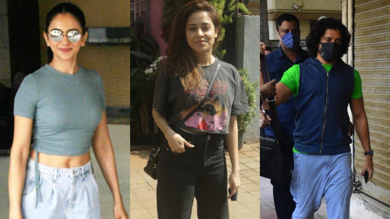 Celebs day out Kareena Kapoor, Rakul Preet, Farhan Akhtar, Nushrratt clicked pic photo