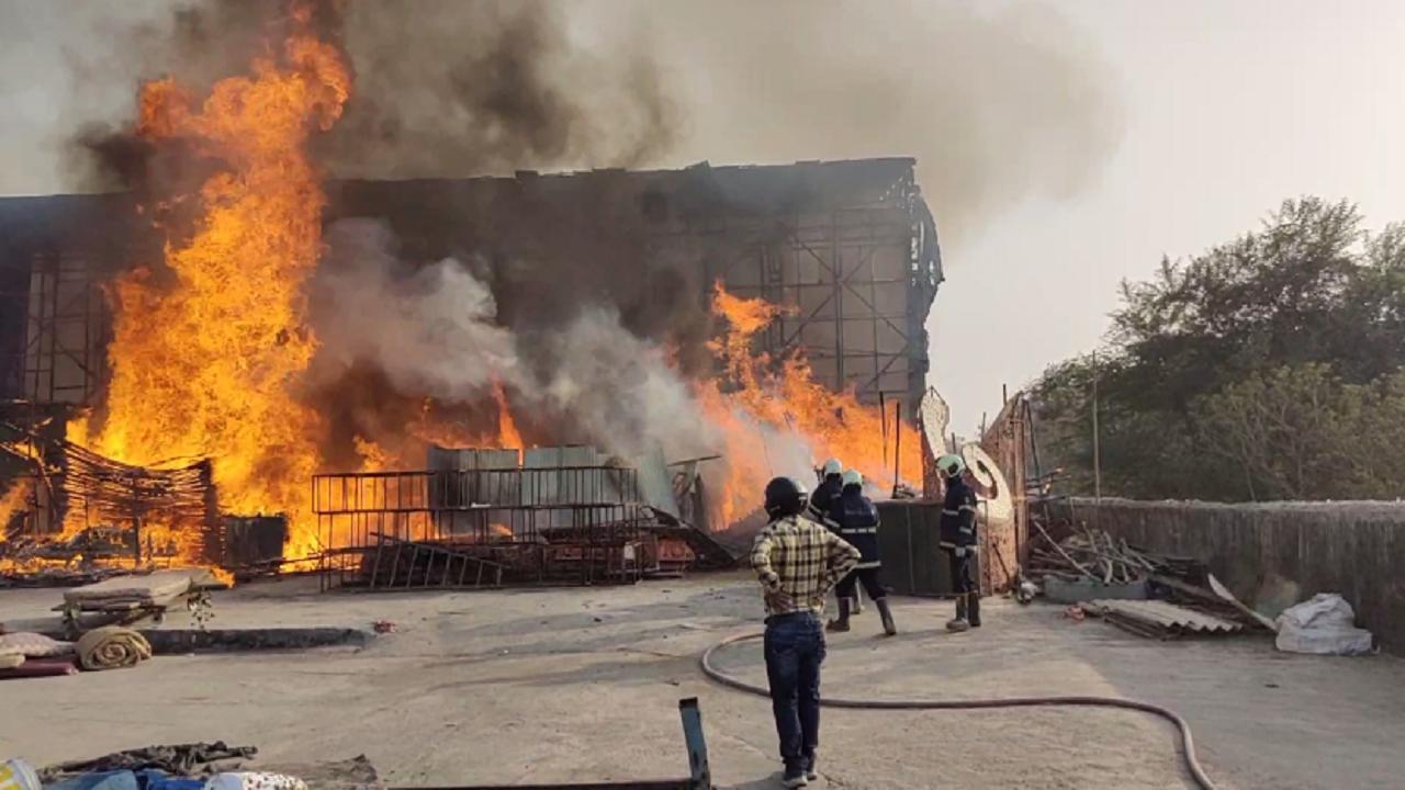 Mumbai: Fire breaks out on the set of Adipurush, no casualty reported 