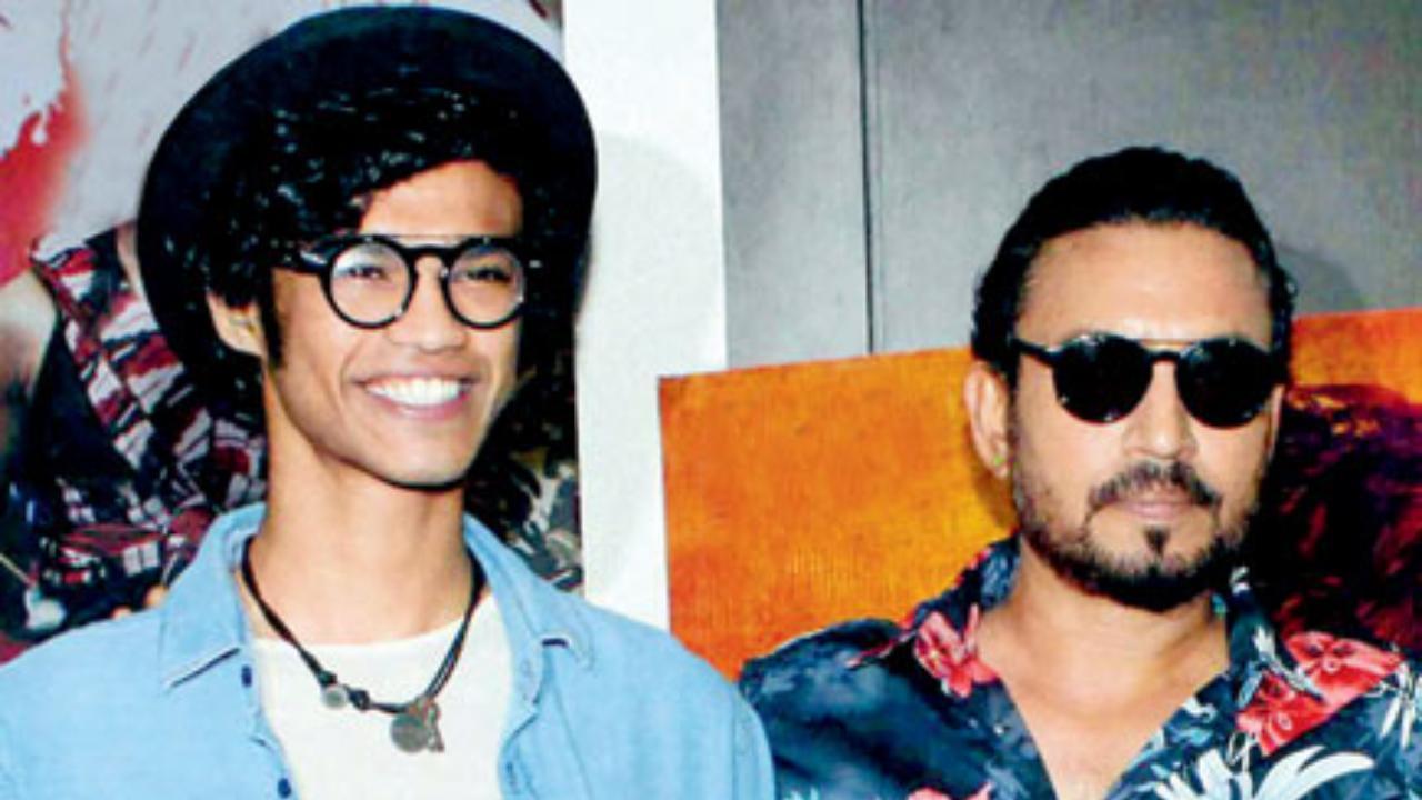 Irrfan Khan's son Babil shares unseen picture of the late actor, writes 'tears make it hard to type'