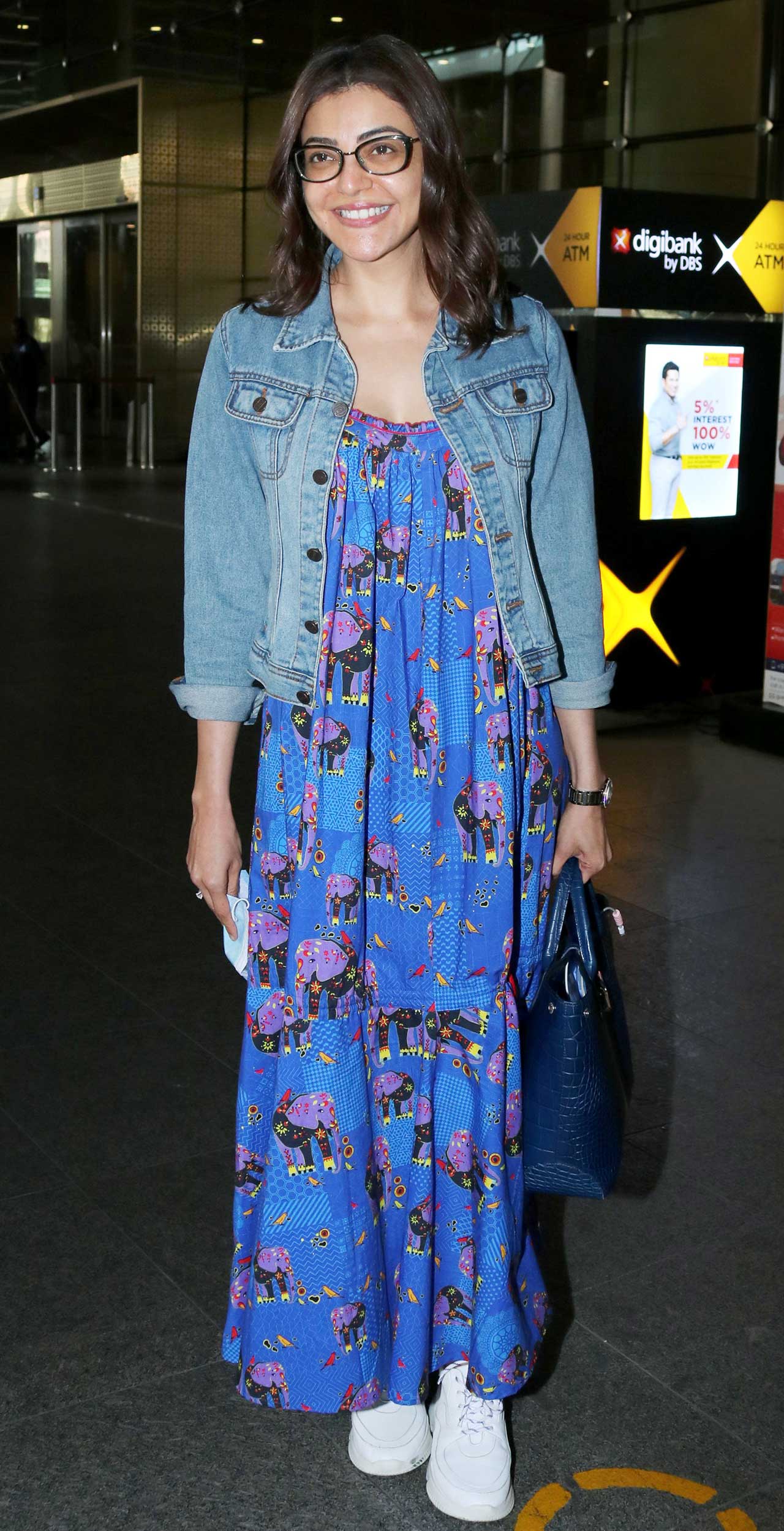 Kajal Aggarwal, who recently tied the knot with her businessman beau Gautam Kitchlu, was also at the Mumbai airport. Kajal, on the work front, will next be a part of Hey Sinamika, Mosagallu, Acharya, Mumbai Saga, Indian 2 and Paris Paris. It seems like the actress has a busy year ahead!