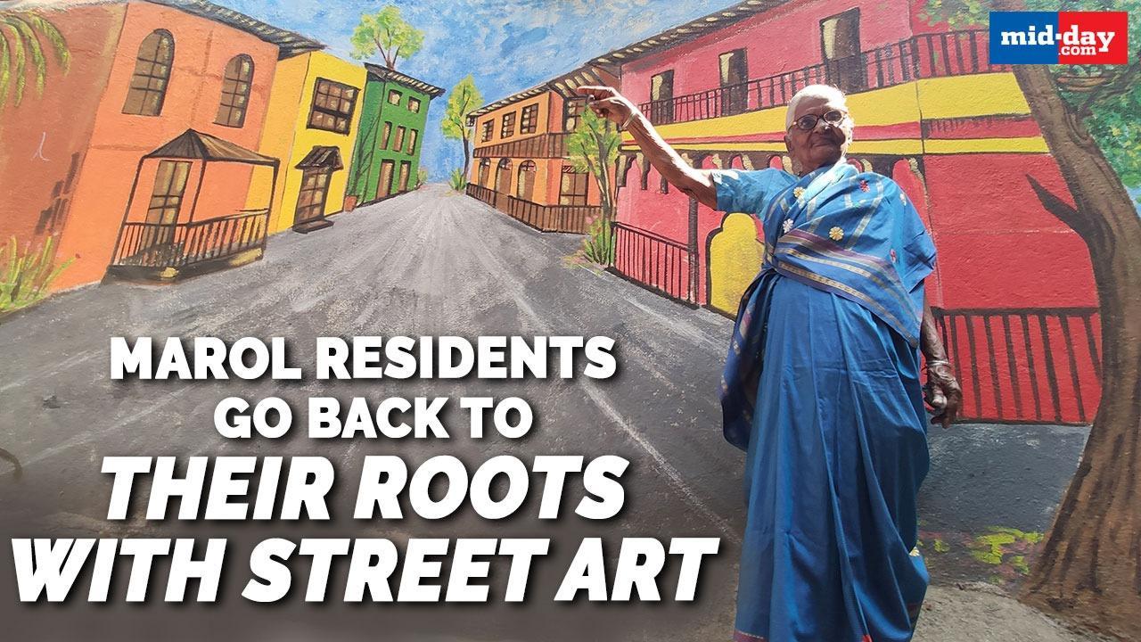 Mumbai: Marol residents go back to their roots with street art