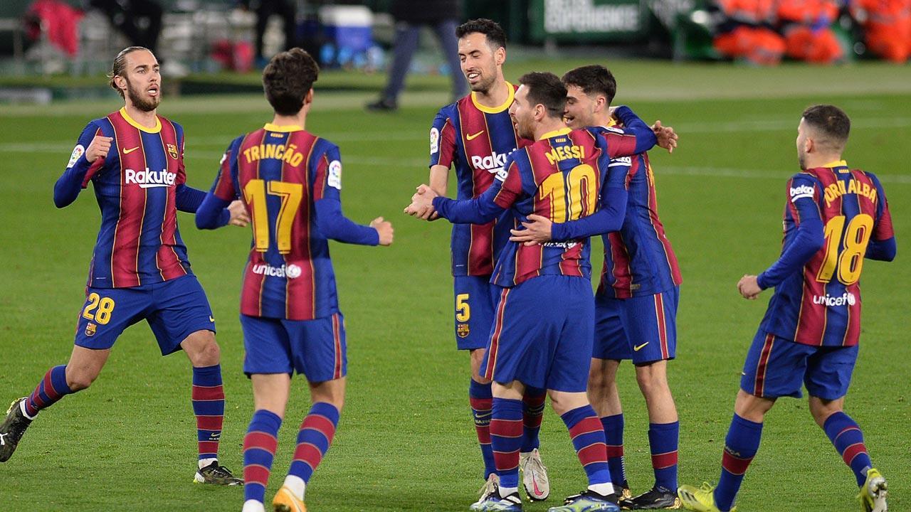 Super sub Lionel Messi sparks Barçelona to 3-2 comeback win at Betis
