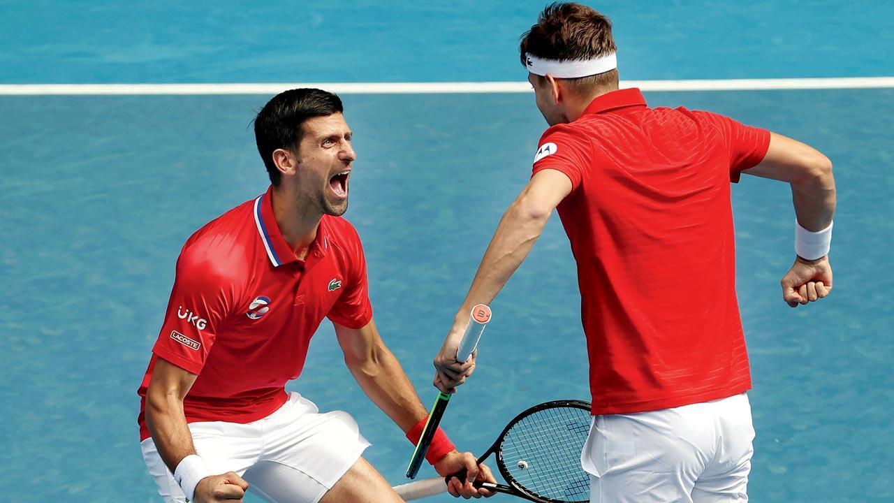 ATP Cup: Novak Djokovic off with a bang