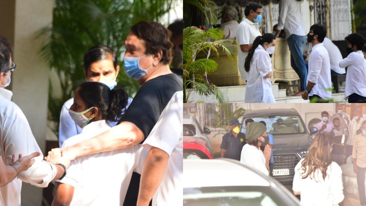 In Pictures: Alia, Ranbir Kapoor, Shah Rukh attend Rajiv Kapoor's last rites