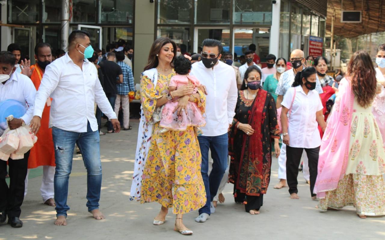 Shilpa and her businessman husband Raj Kundra had announced the arrival of her second child, a daughter, born via surrogacy, last February. The actress had then said that Samisha was born on February 15. Shilpa and Raj also have a son, Viaan, who was born in May 2012.
