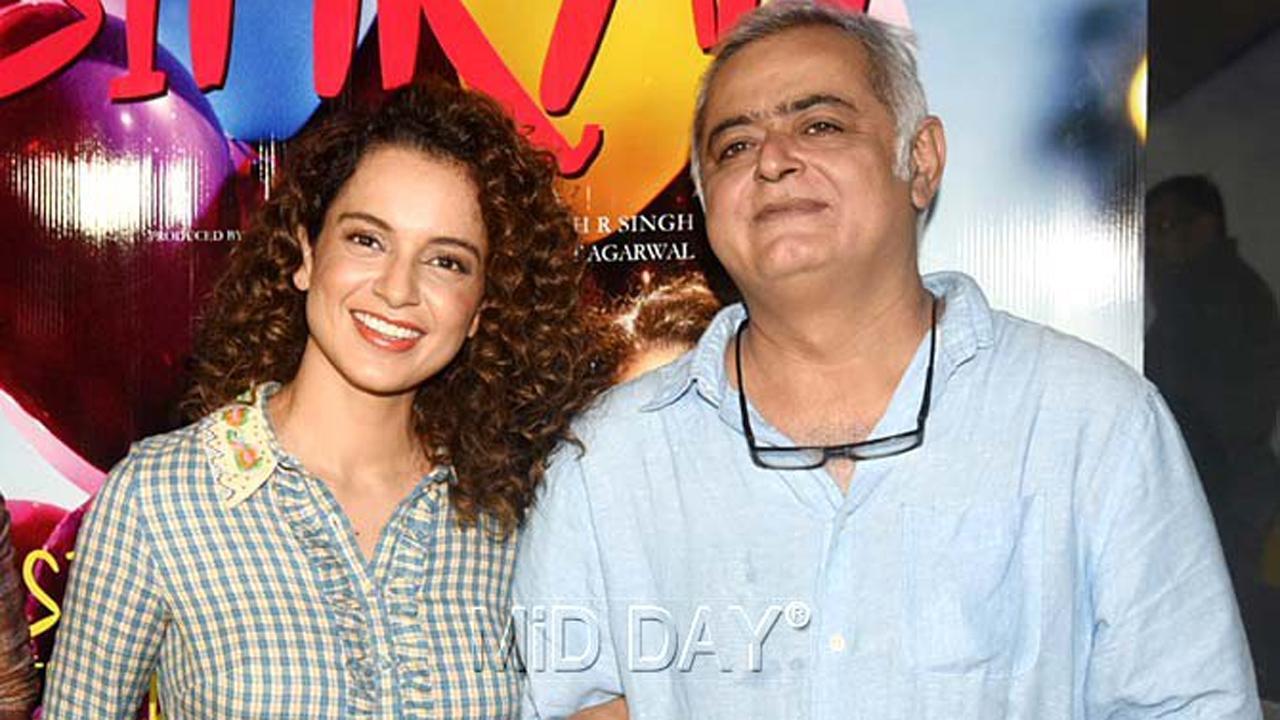 Kangana Ranaut quotes 'Achcha Sila Diya Tune Mere Pyar Ka' on Hansal Mehta's tweet