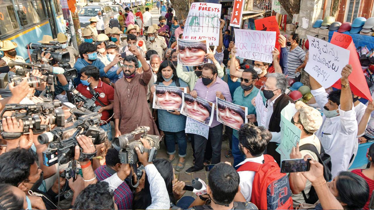 Amid backlash, BJP MP compares activist Disha Ravi to Ajmal Kasab, Burhan Wani