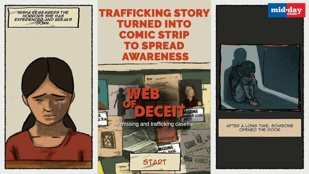 Web of Deceit: Trafficking story turned into comic strip to spread awareness