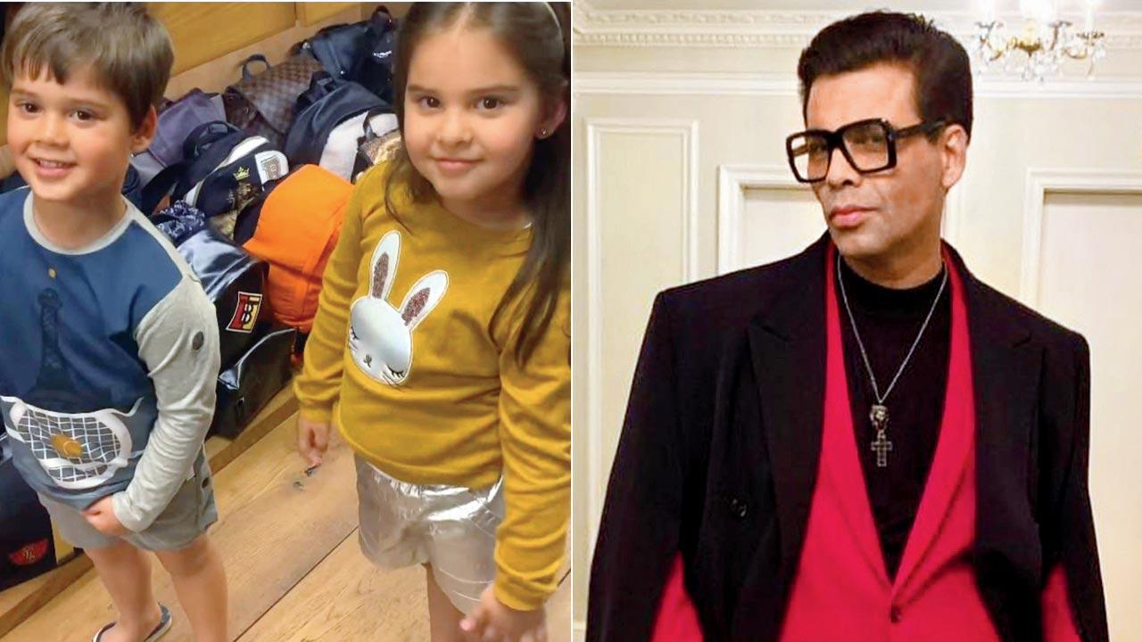 Here's how Karan Johar's kids Yash and Roohi 'roasted' him on their birthday