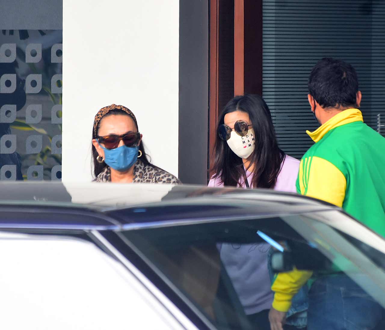 Shaheen Bhatt and Soni Razdaan snapped as they were exiting Kalina airport.