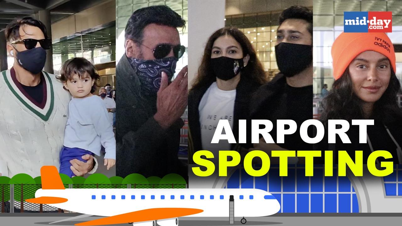 Saif Ali Khan and Ranbir Kapoor spotted at the airport