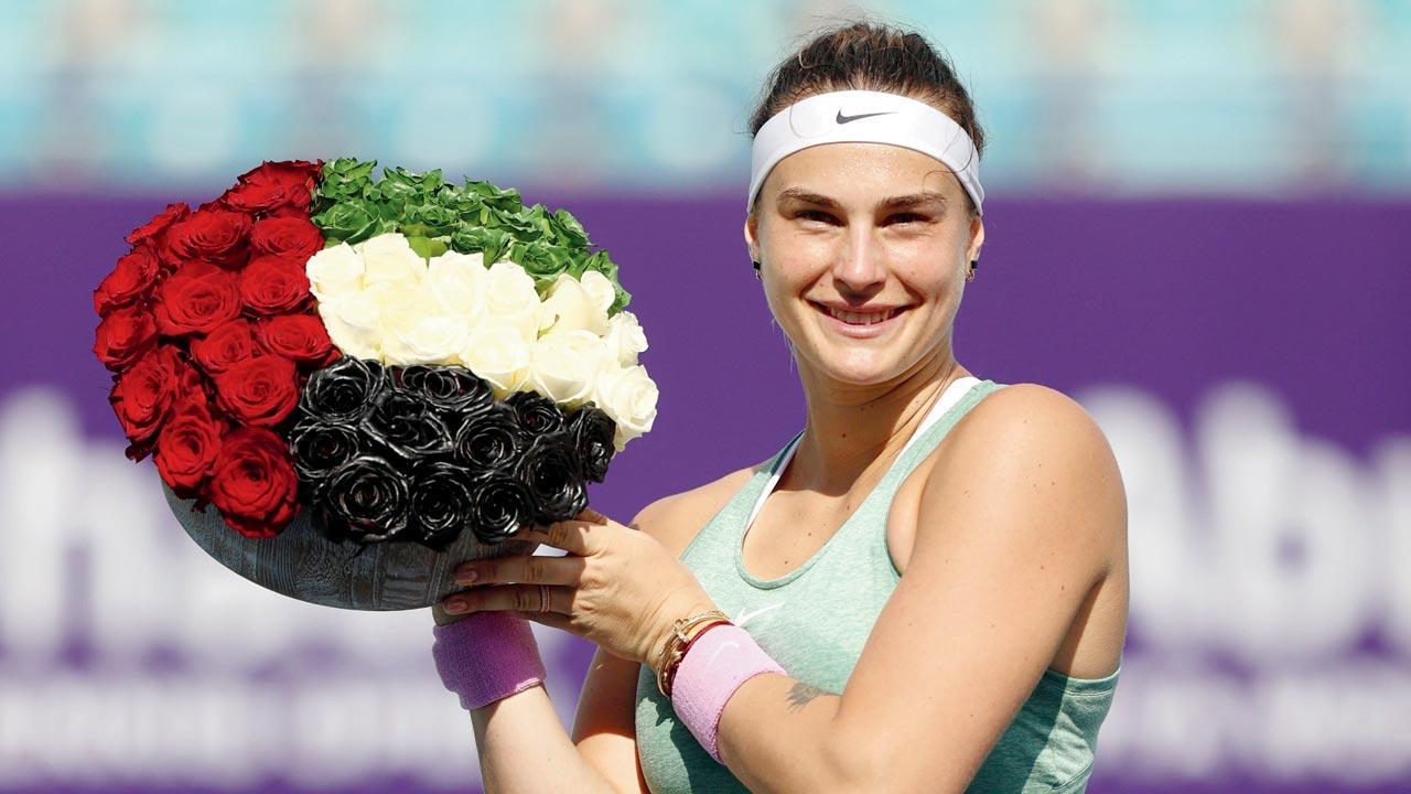 Sabalenka claims third straight title with Abu Dhabi crown