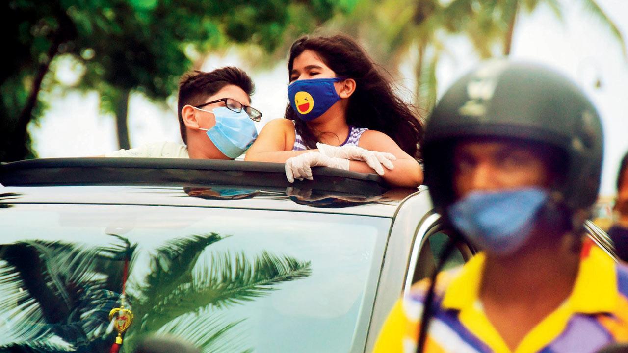 BMC to stop fining people for not wearing masks inside private vehicles