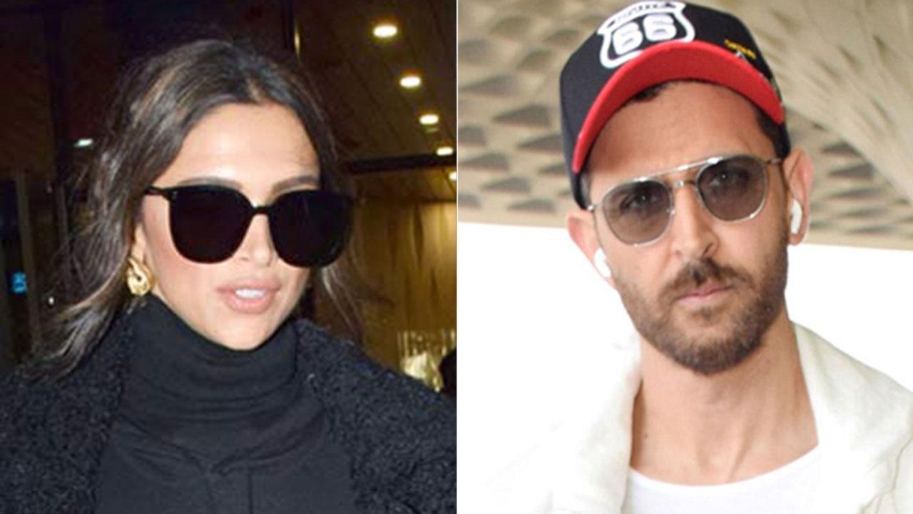 Hrithik Roshan and Deepika Padukone come together for 'Fighter'