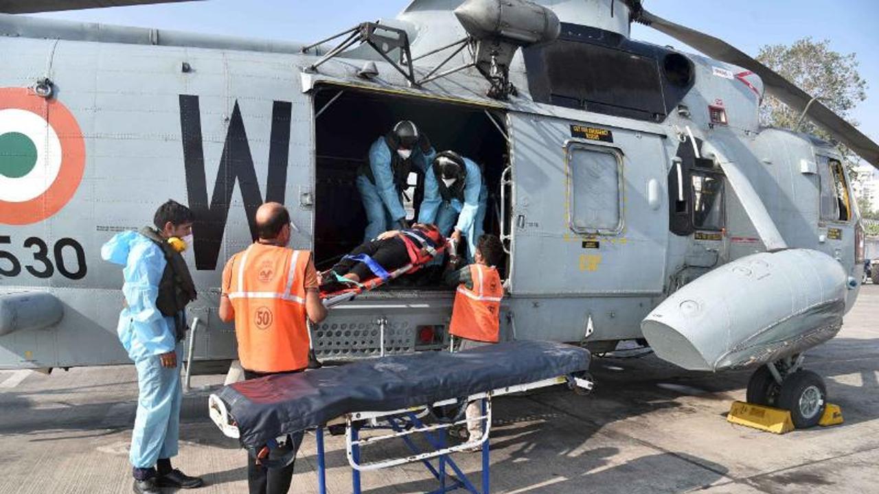 Navy rescues sick Malaysian national off Mumbai coast on board merchant vessel