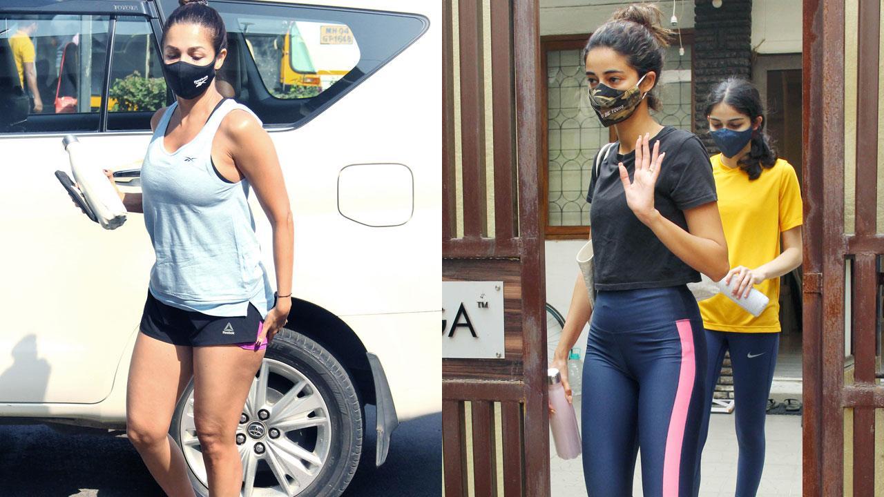 Gym Diaries: Malaika Arora, Ananya Panday with sister Rysa clicked