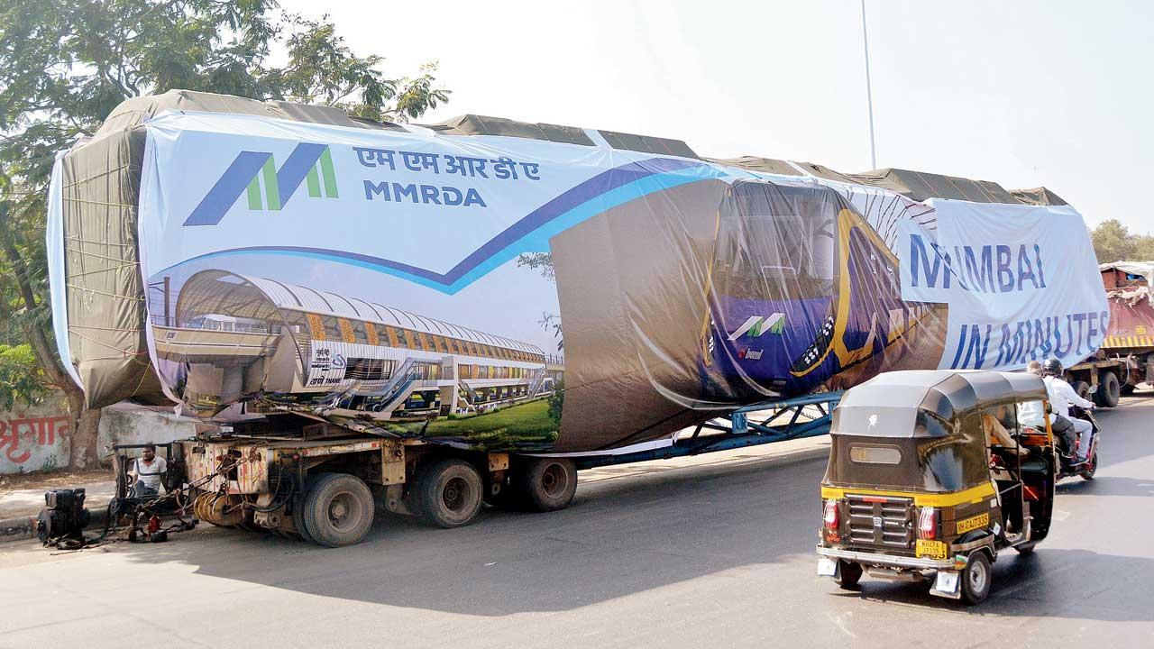 First Made in India rake for Metro lines 2A and 7 finally in Mumbai