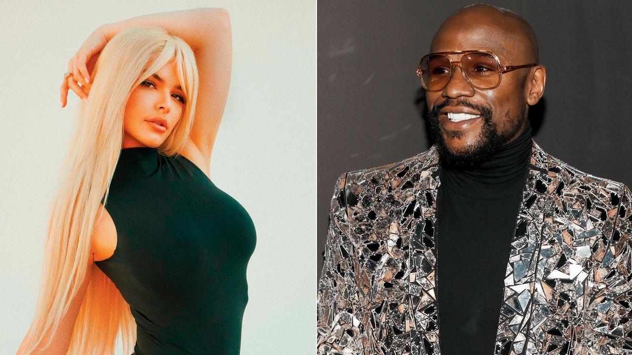 Monroe 'rocks' on with Floyd's  diamond ring