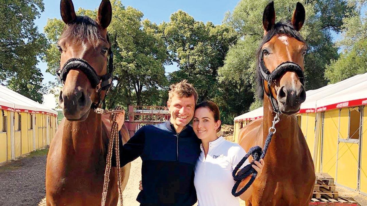 Footballer Thomas Muller and wife Lisa set to become horse sperm millionaires