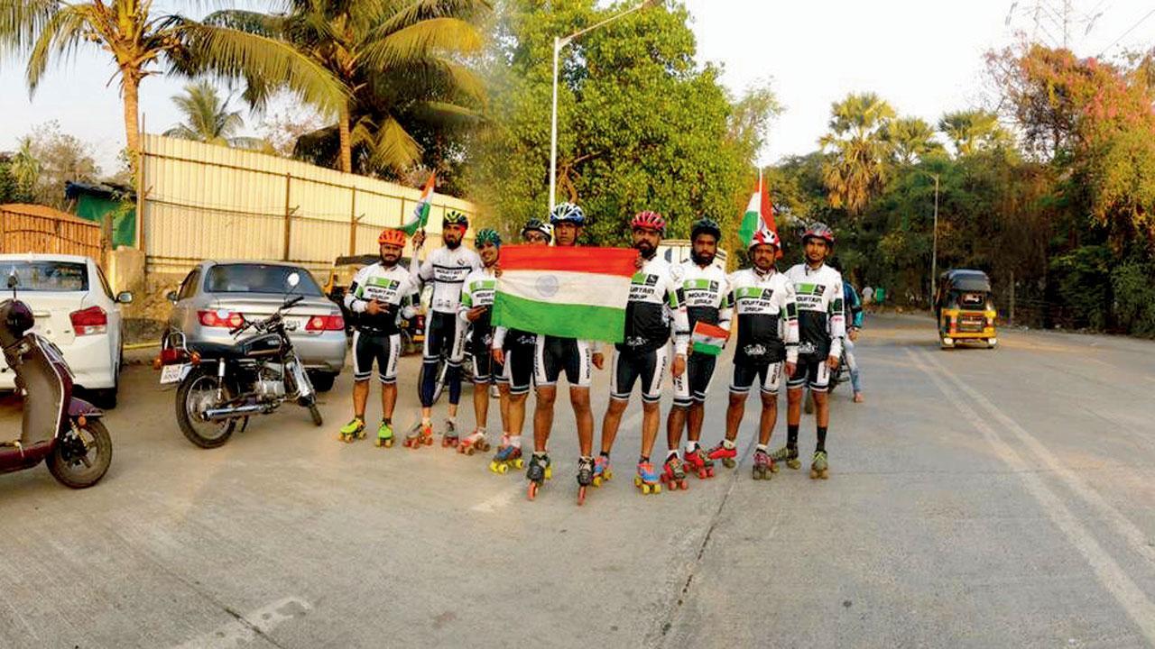 Mumbai: A Republic-Day salute with unique skating feat