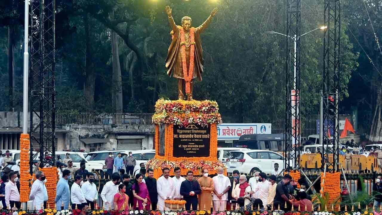 Mumbai: Bal Thackeray towers over Colaba