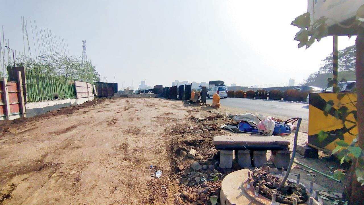 Widening work of Eastern Express Highway in Thane to hit train services