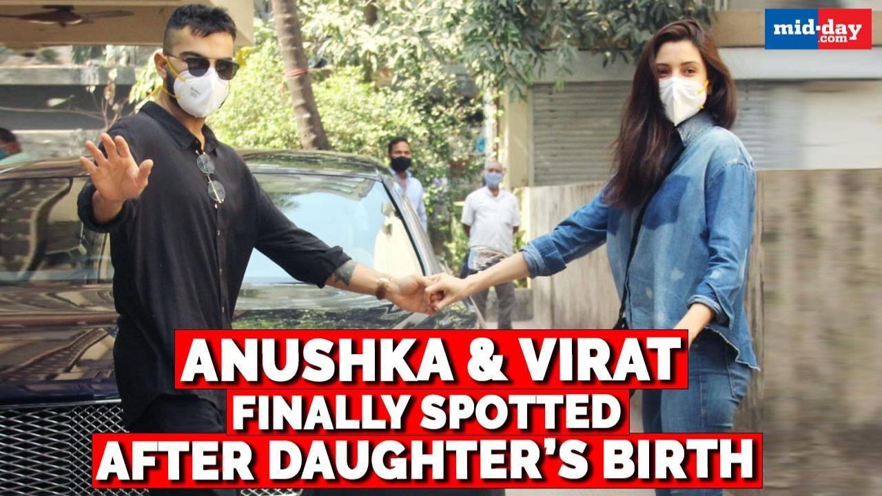 Anushka, Virat spotted in public for the first time since daughter's birth!