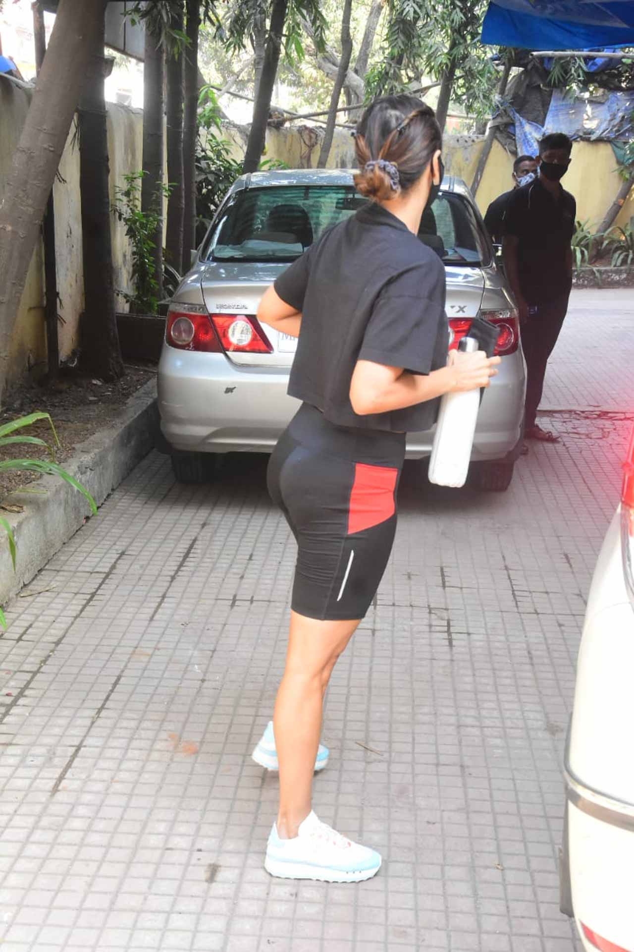 The 47-year-old star doesn't let even a day go by where she doesn't work out or perform yoga, and she's become quite a pro at it!