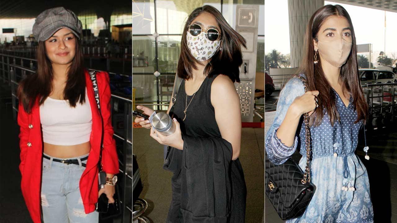 Tony Kakkar, Avneet Kaur, Mrunal Thakur, Pooja Hegde snapped at Mumbai airport