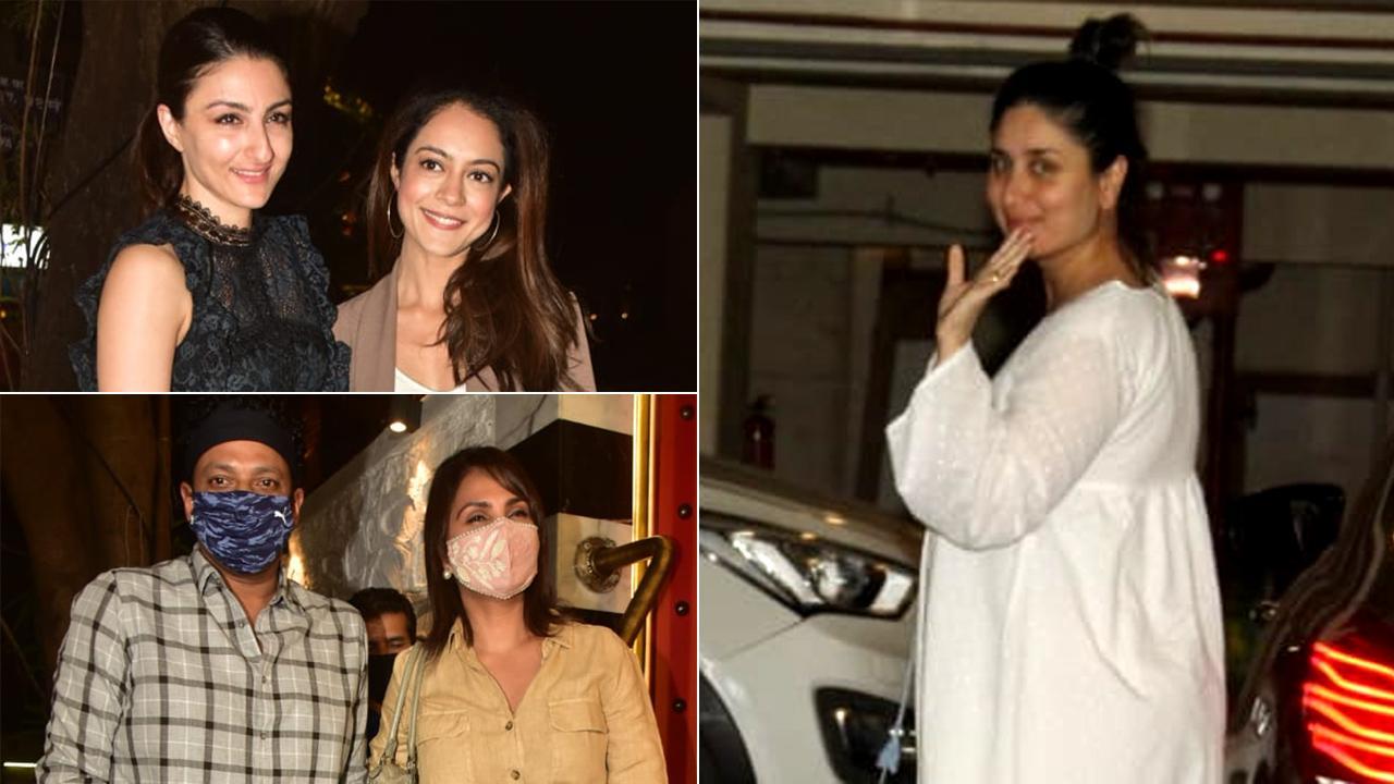 Kareena-Karisma catch up, Soha Ali Khan, Lara Dutta, Kritika Kamra dine together