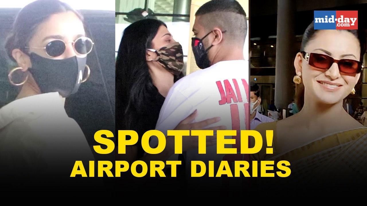 Alia Bhatt, Urvashi Rautela and others spotted at airport.