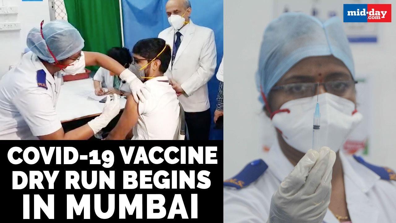 COVID-19 vaccine dry run begins in Mumbai