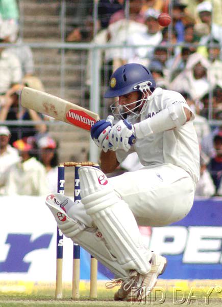 Among the legends: On November 24, 2011, Rahul Dravid became the second international player to reach 13,000 runs in Test Cricket only after Sachin Tendulkar.
In pic: Rahul Dravid ducking a bouncer during a Test match at Eden Gardens between India vs Pakistan.