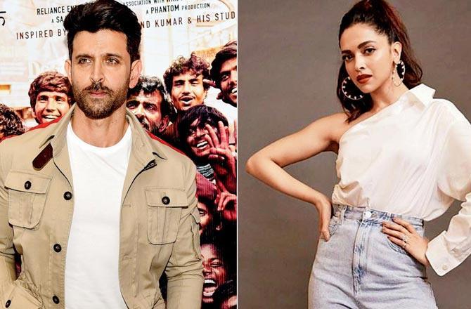 Hrithik Roshan and Deepika Padukone to appear on screen first time together