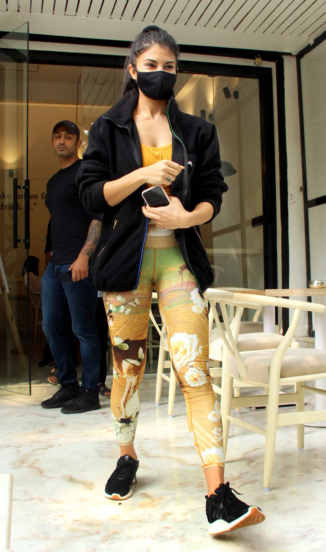 Jacqueline Fernandez was clicked by the paparazzi at a popular salon in Bandra, Mumbai. The actress, on the work front, will be next seen in Cirkus, Bhoot Police, Attack, Bachchan Pandey.