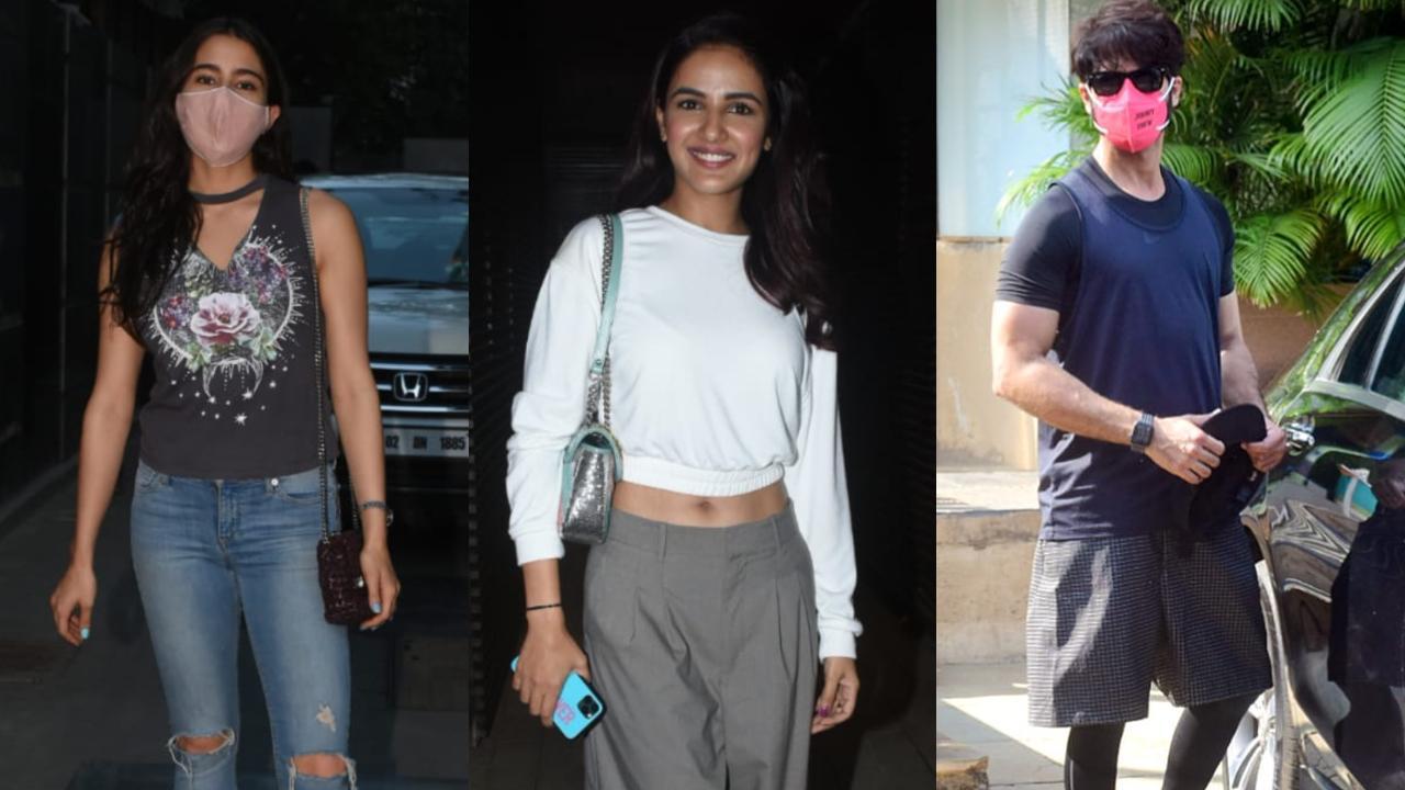 Juhu Diaries: Sara Ali Khan, Jasmin Bhasin, Shahid Kapoor, Varun Dhawan clicked Juhu Diaries: Sara Ali Khan, Jasmin Bhasin, Shahid Kapoor, Varun Dhawan clicked