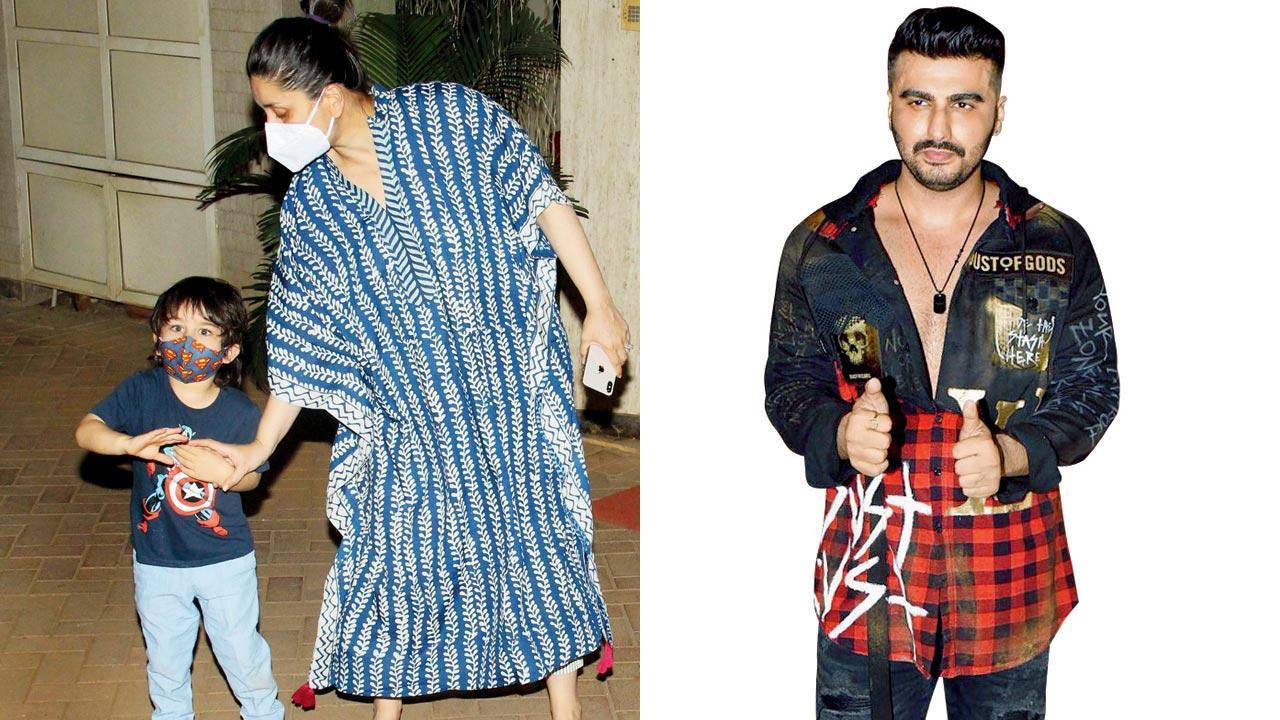 See photo: Taimur Ali Khan gets a gift hamper from Arjun Kapoor; Kareena Kapoor shares a glimpse
